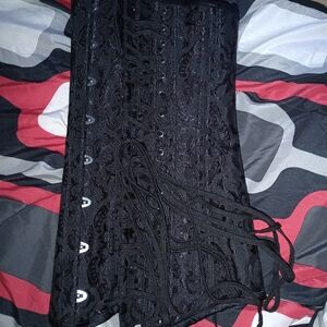 Heavy duty steel boned corset